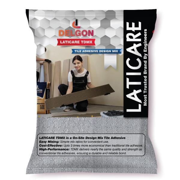 Delgon Laticare TDMX - Tile Adhesive Design Mix | 1 Pack equals 100 kg of Tile Adhesive |  High-Efficiency, Innovative Solution