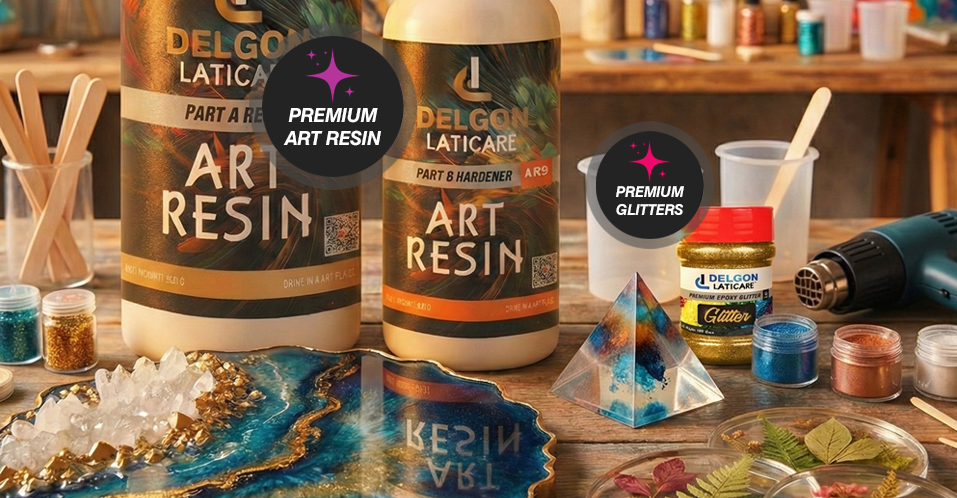 Delgon Laticare Art Resin Product Kit